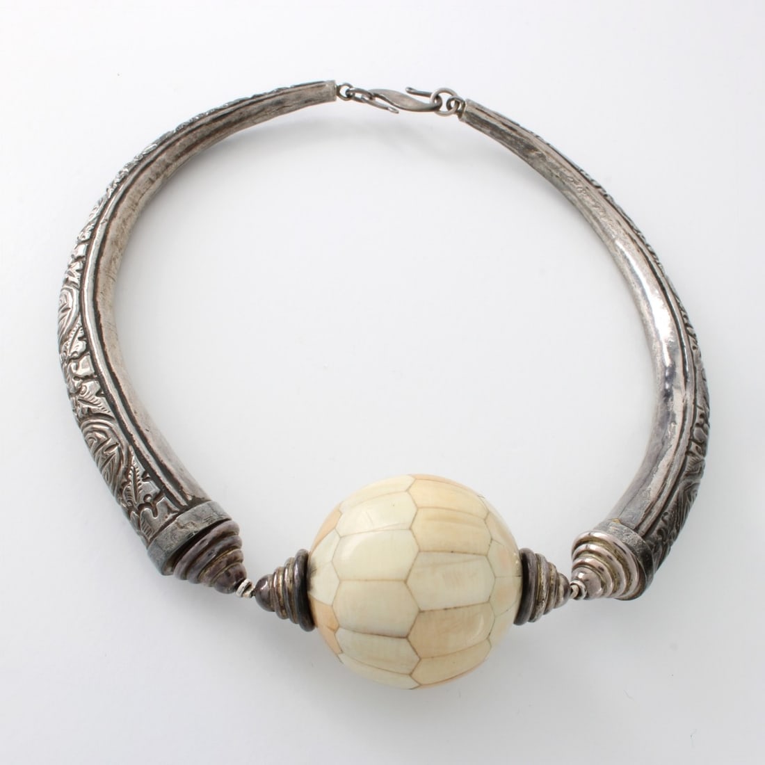 Chinese Silver Necklace - 2