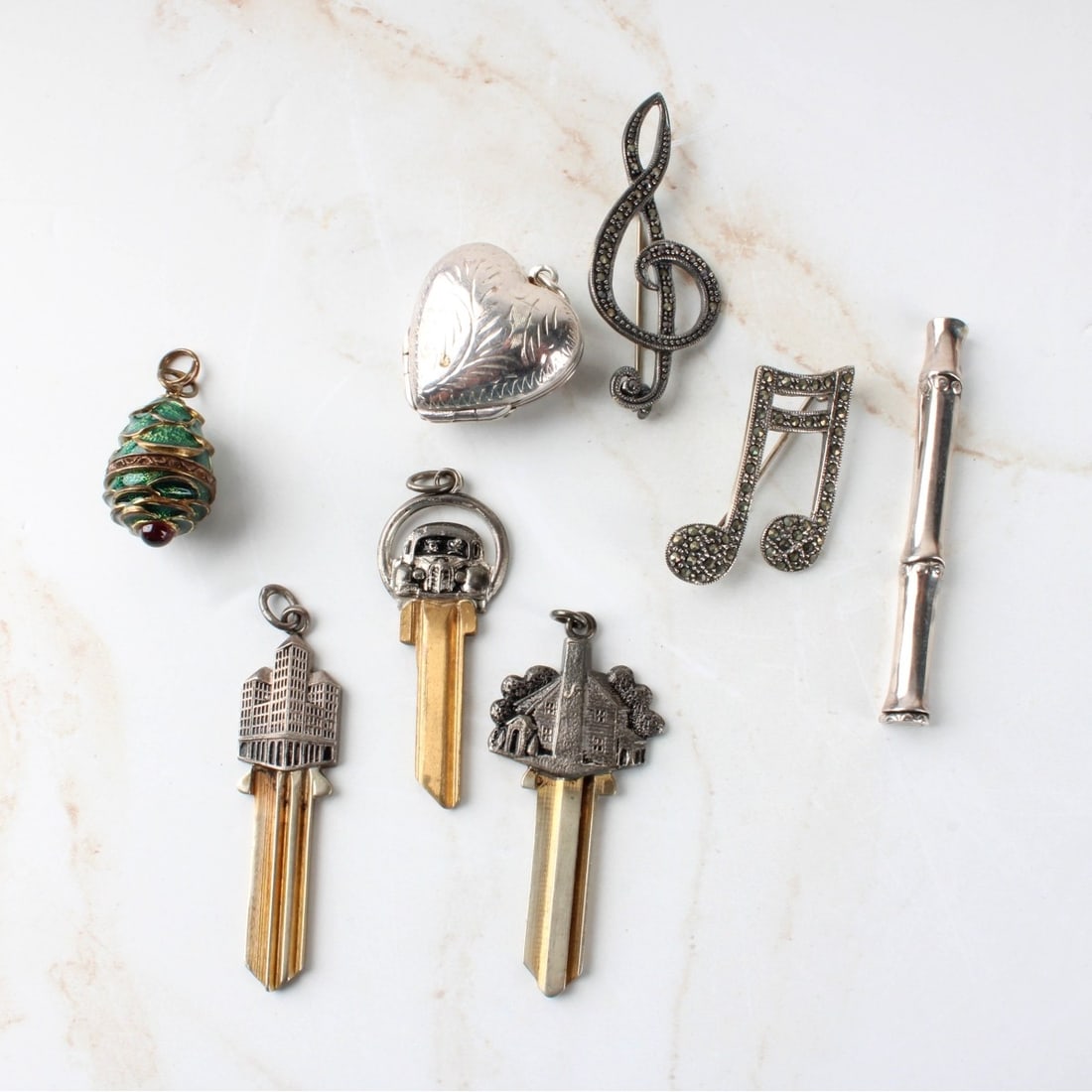 Sterling Pins and Pendants (1 of 2)
