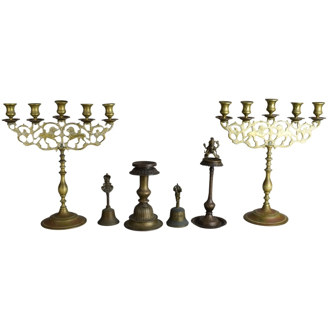 Six Indian Brass Items (1 of 8)