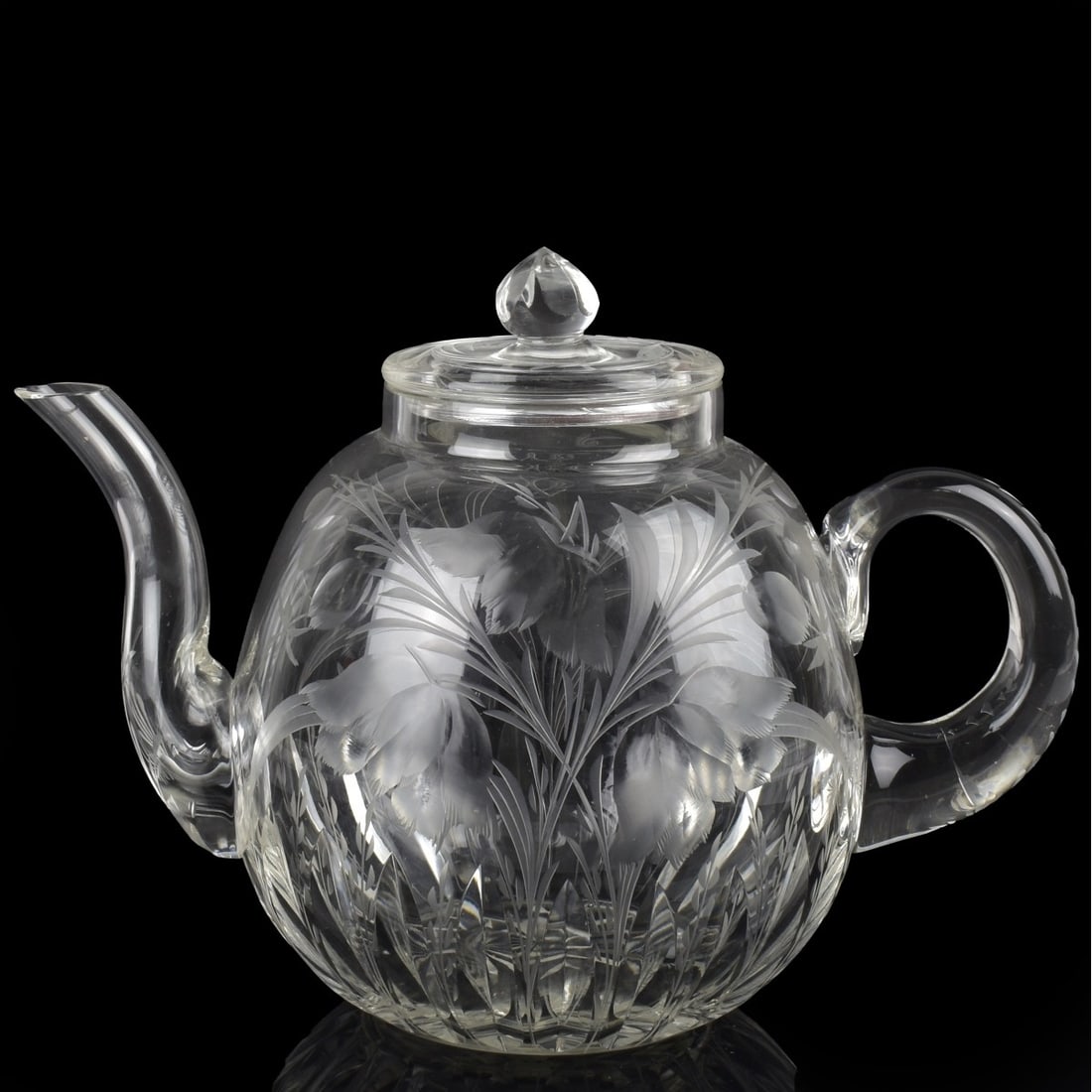 Antique Cut Glass Teapot (1 of 9)