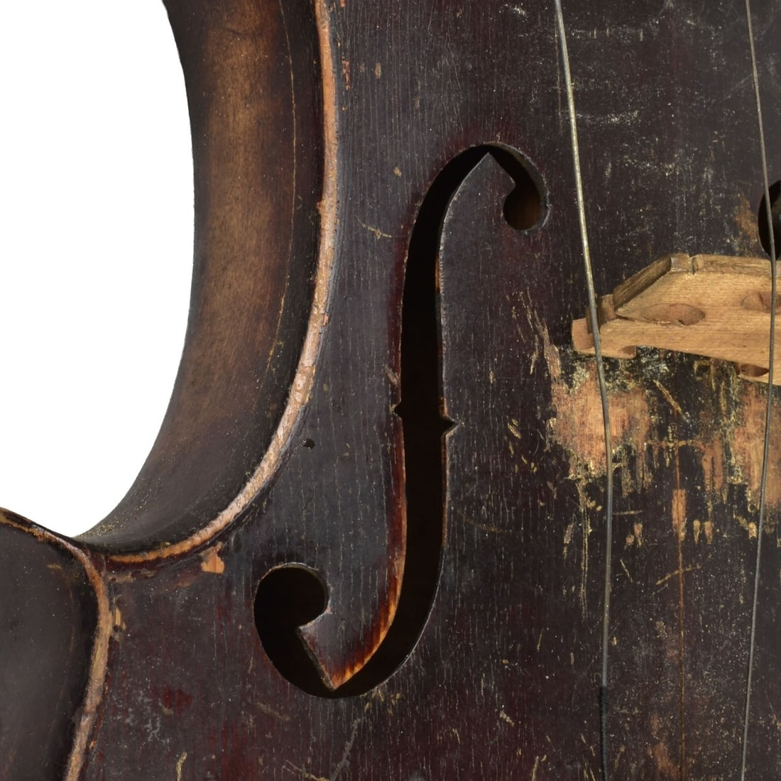Antique German Violin with Case - 4