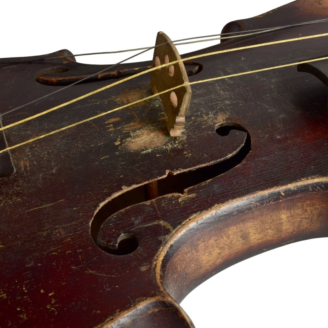 Antique German Violin with Case - 6
