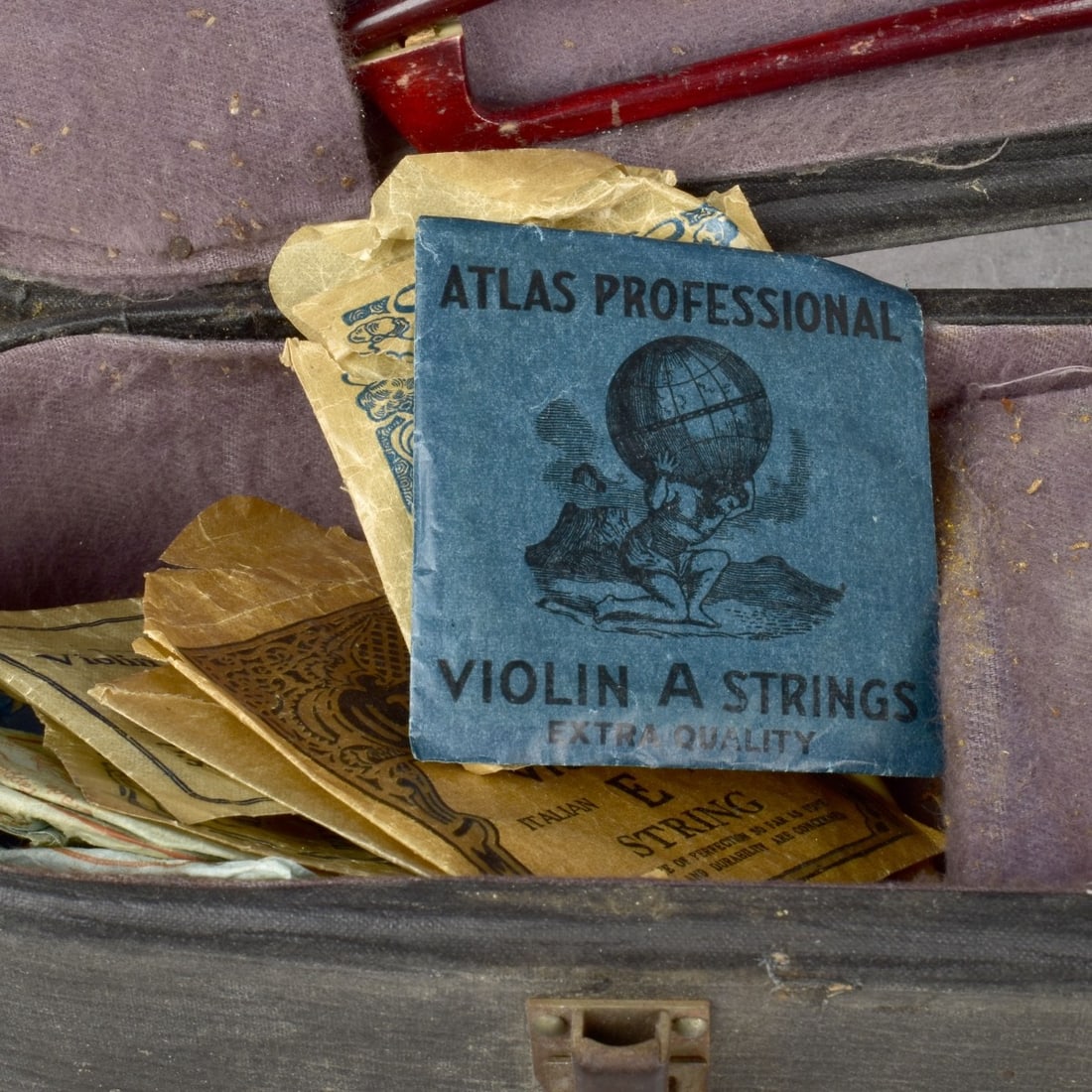 Antique German Violin with Case - 8