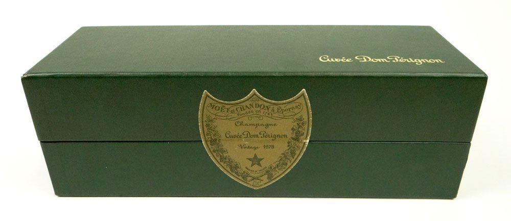 Moët & Chandon Champagne Cuvée Dom Pérignon Vintage: Moët & Chandon Champagne Cuvée Dom Pérignon Vintage 1978. Box is "As New" Original and Has Never Been Opened. We are Selling the Unopened Box as a Unique Collectors Item and We Are Not Selling the