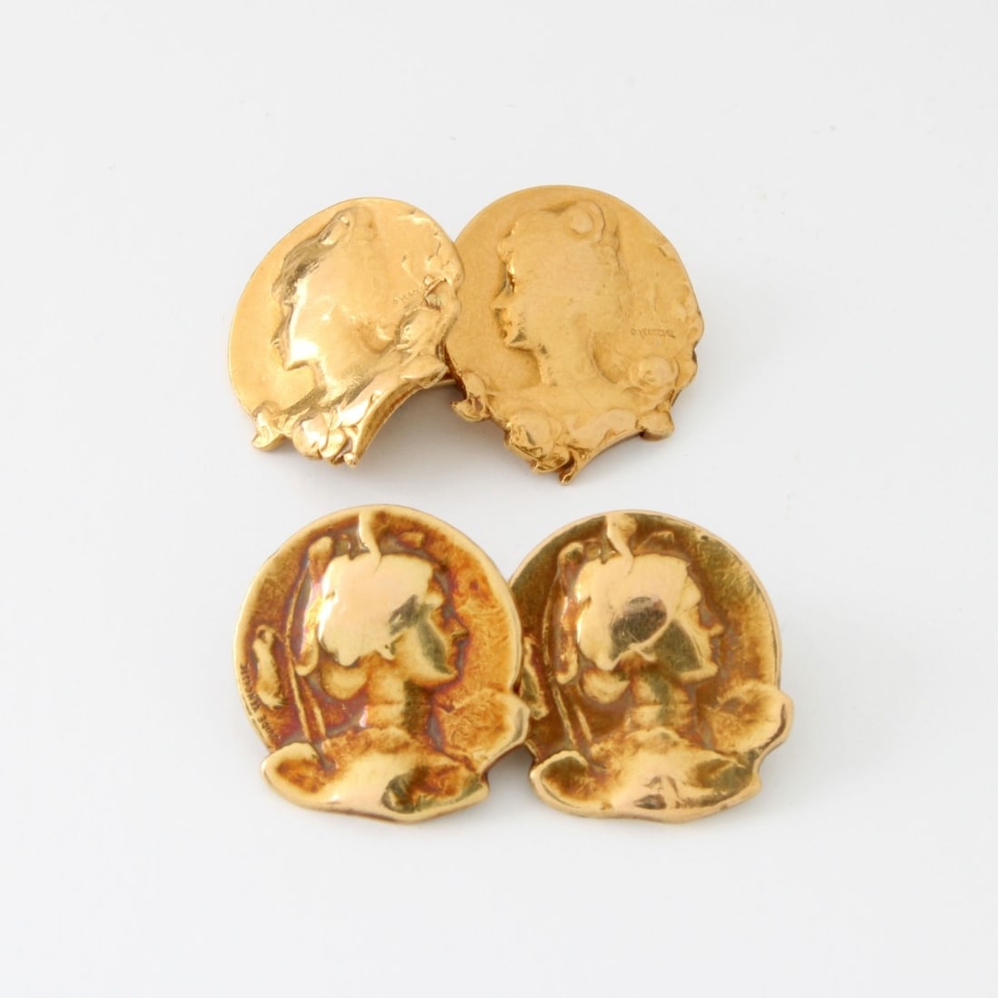 Art Nouveau 14K Cufflinks (1 of 3)