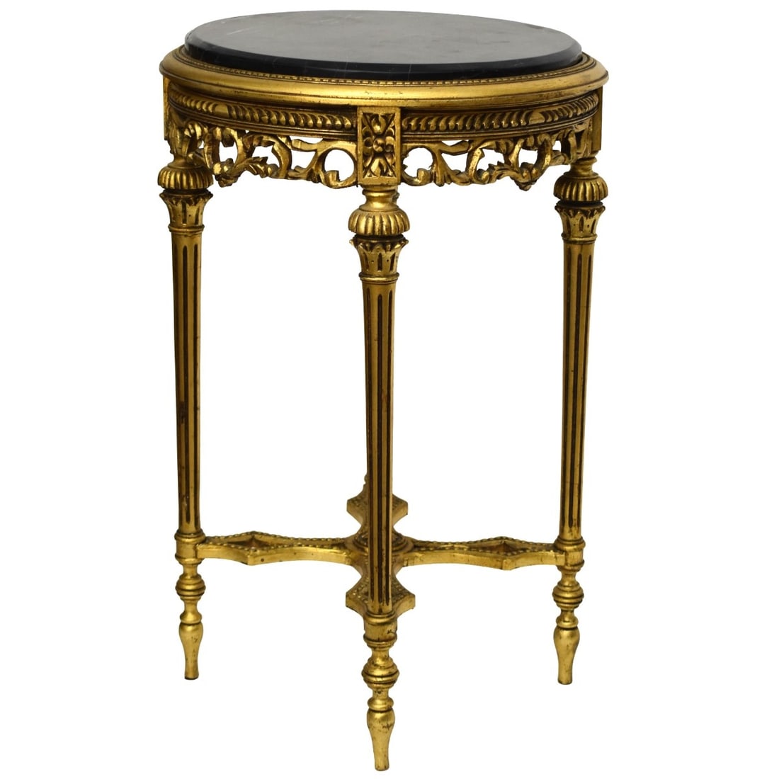 Gilt Wood, Marble Top Table (1 of 7)
