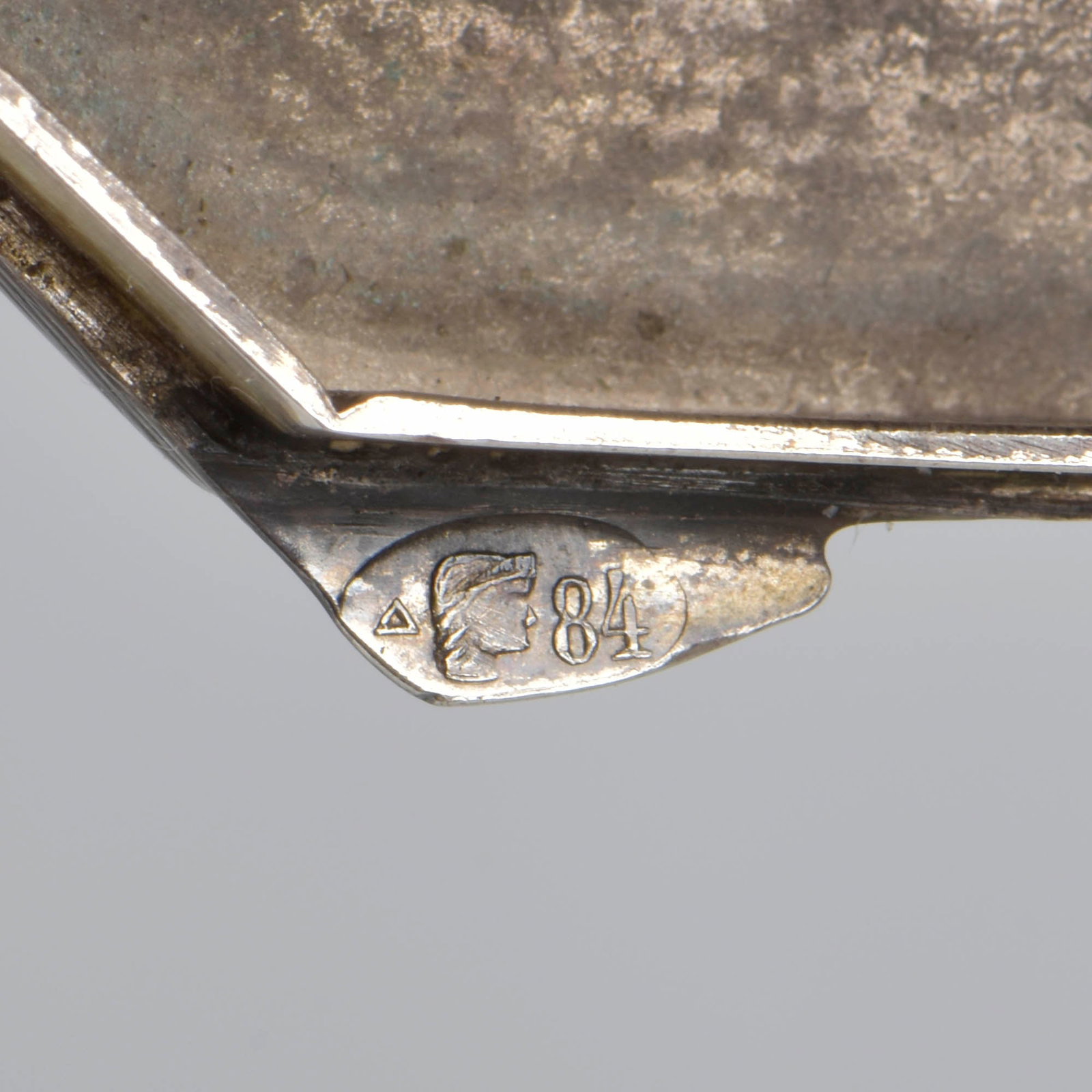 Russian 84 Silver Cigarette Case - 5