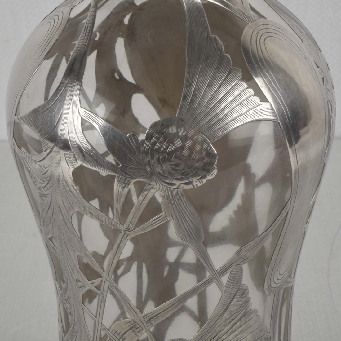 Sterling Silver Overlay Bottle - 3