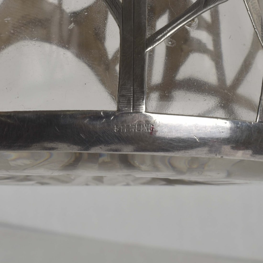 Sterling Silver Overlay Bottle - 5