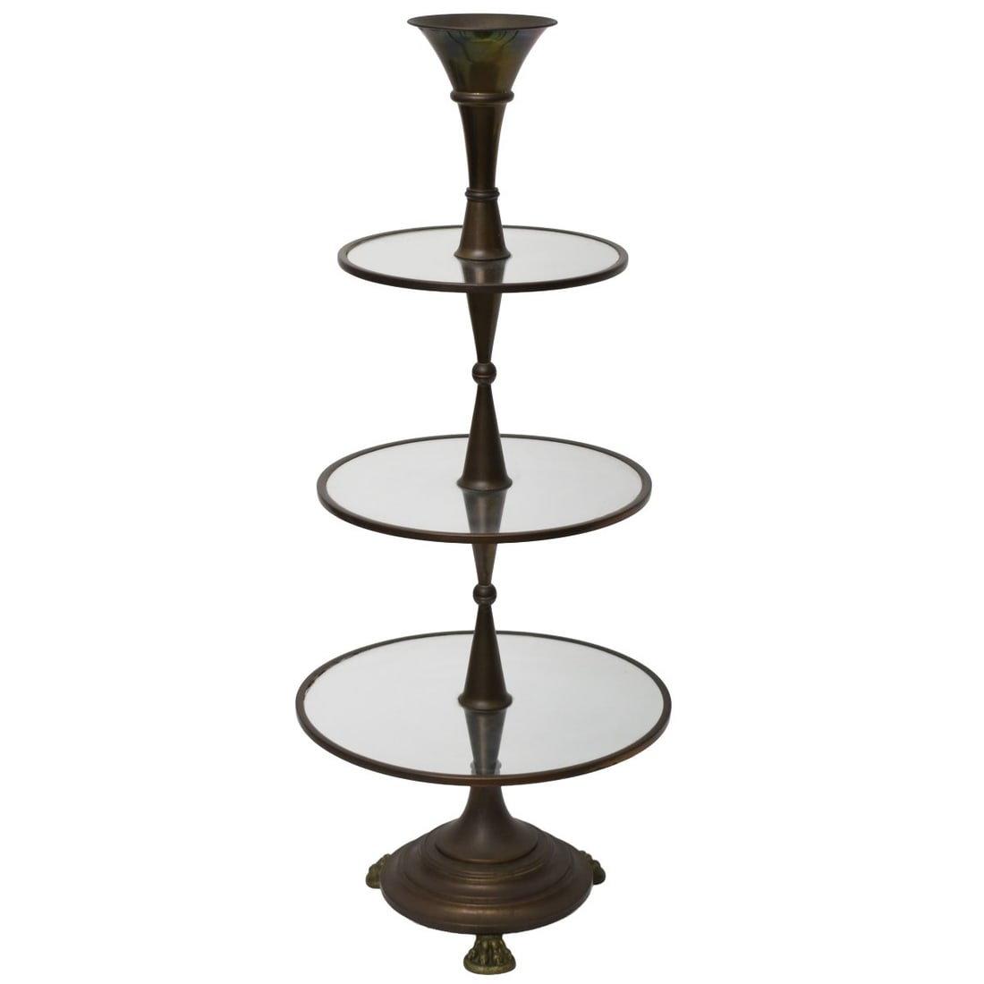 Vintage Brass and Glass Dessert Stand (1 of 5)