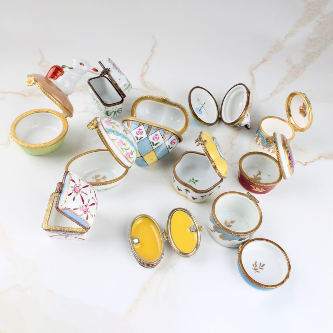 Porcelain Trinket Boxes - 2