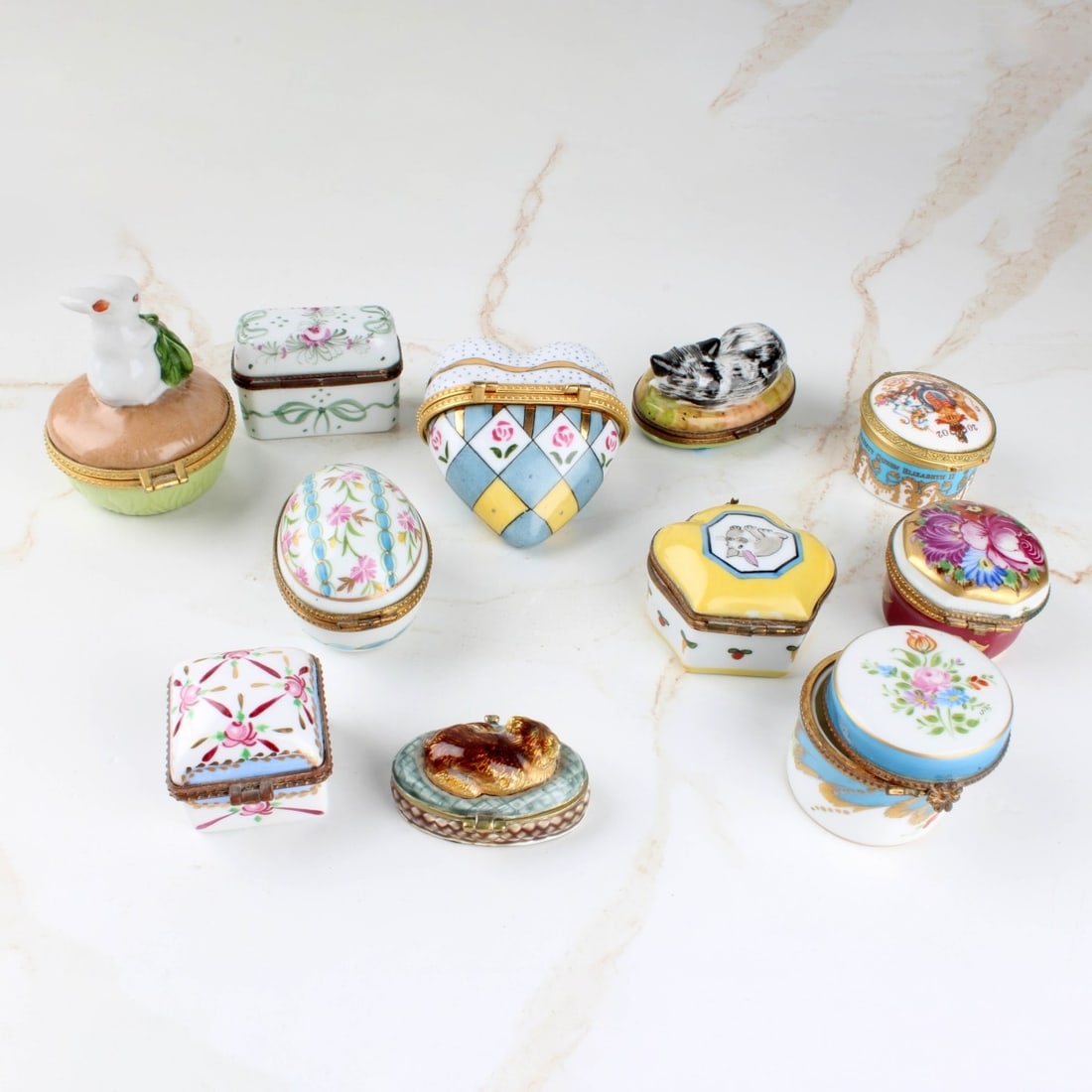 Porcelain Trinket Boxes - 4