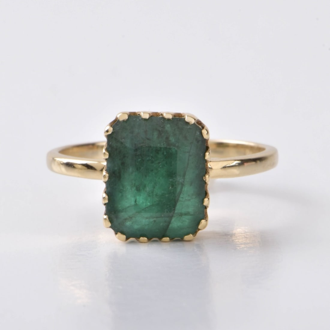 Emerald and 14K Ring - 2