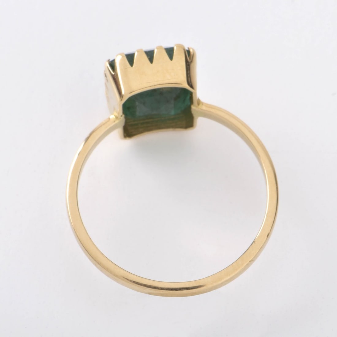 Emerald and 14K Ring - 5