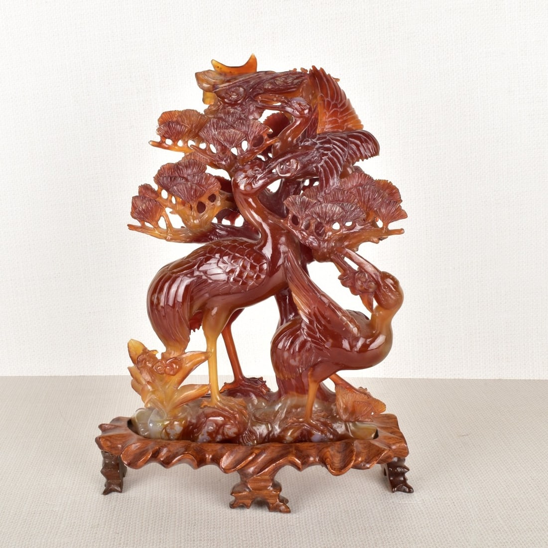 Chinese Carnelian Agate Sculpture (1 of 5)