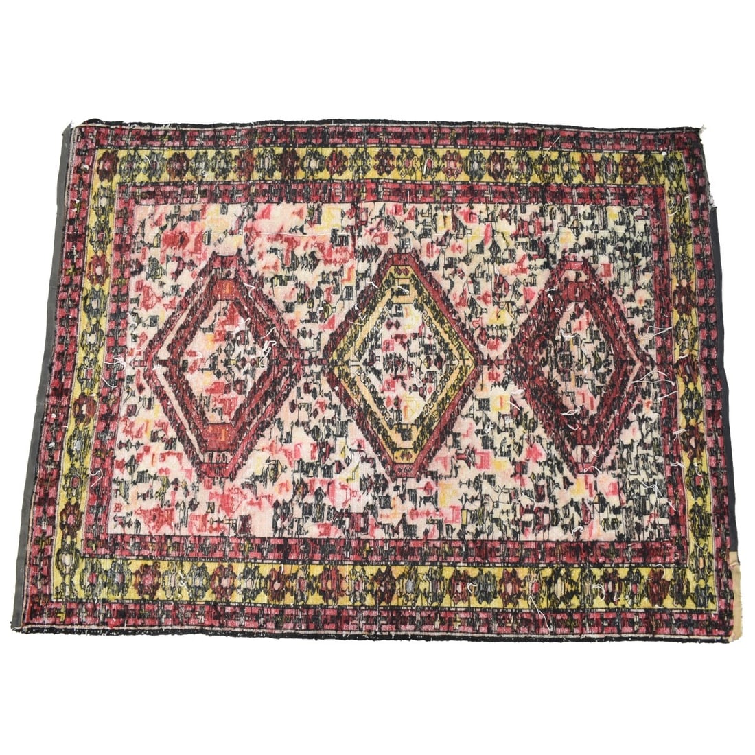 Semi-antique Soumak Wove Wool Rug (1 of 7)