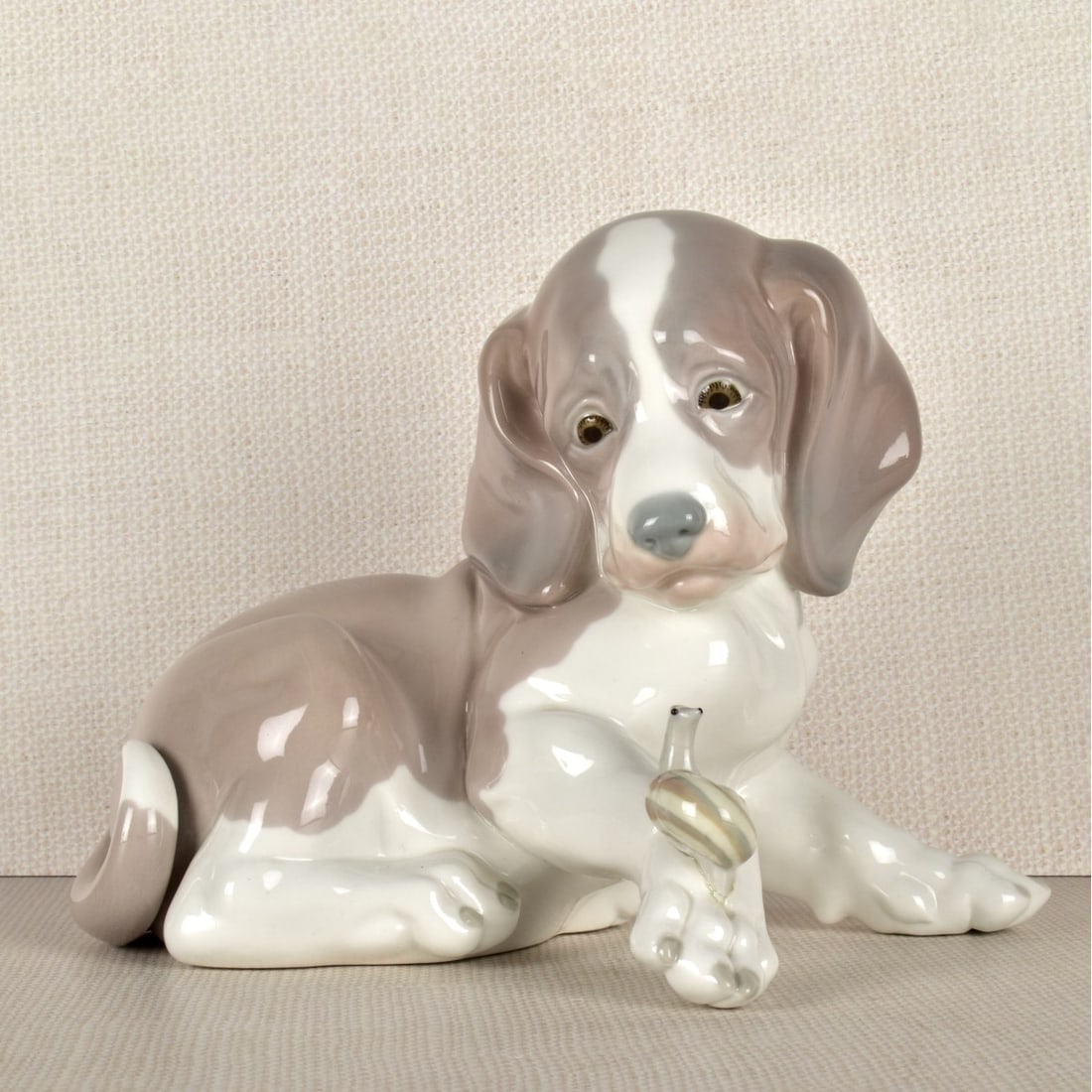Lladro Porcelain Puppy Figurine (1 of 5)