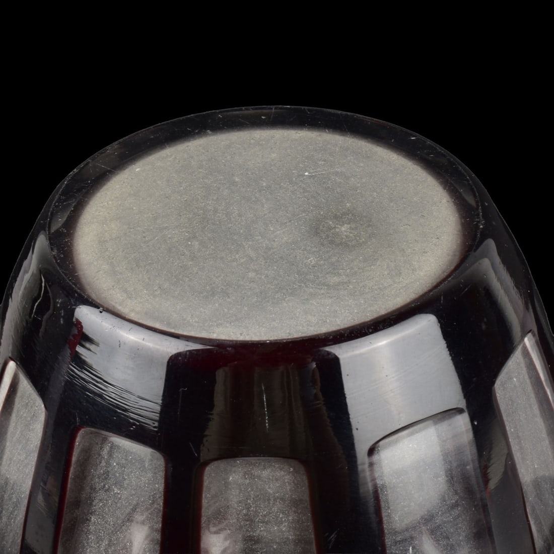 Czechoslovak Ruby Red Cameo Vase - 6