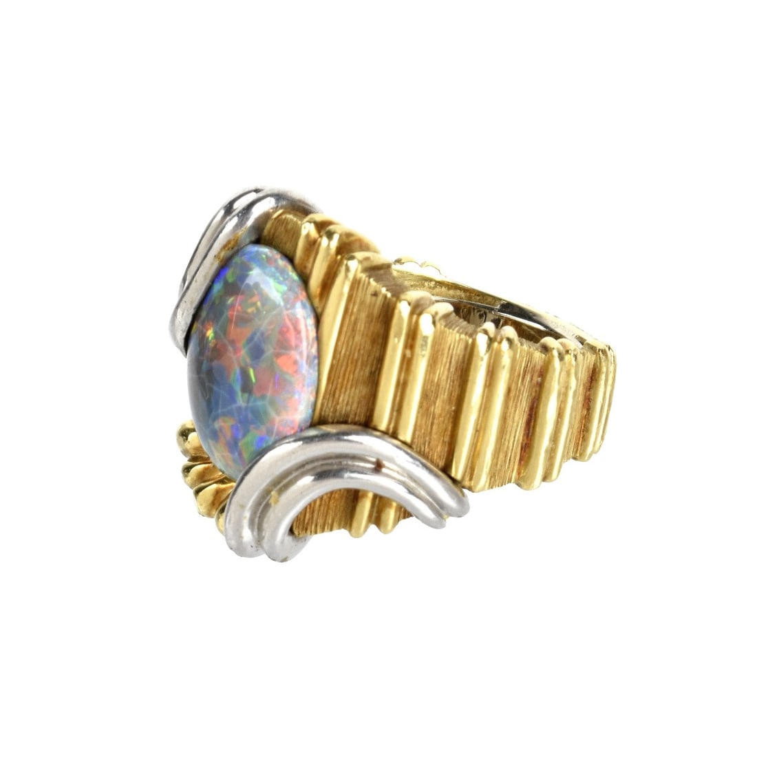 Henry Dunay Black Opal Ring - 2