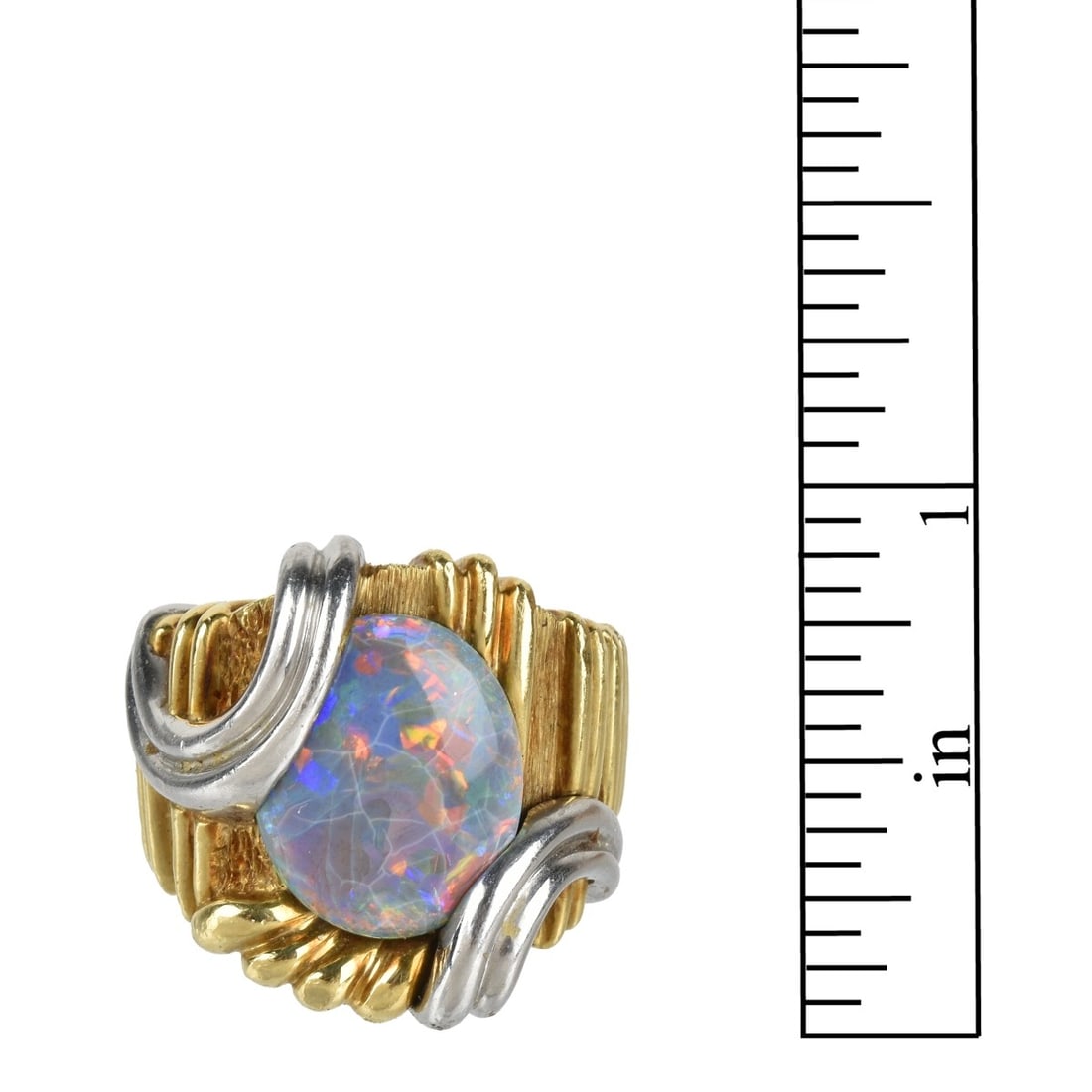 Henry Dunay Black Opal Ring - 4