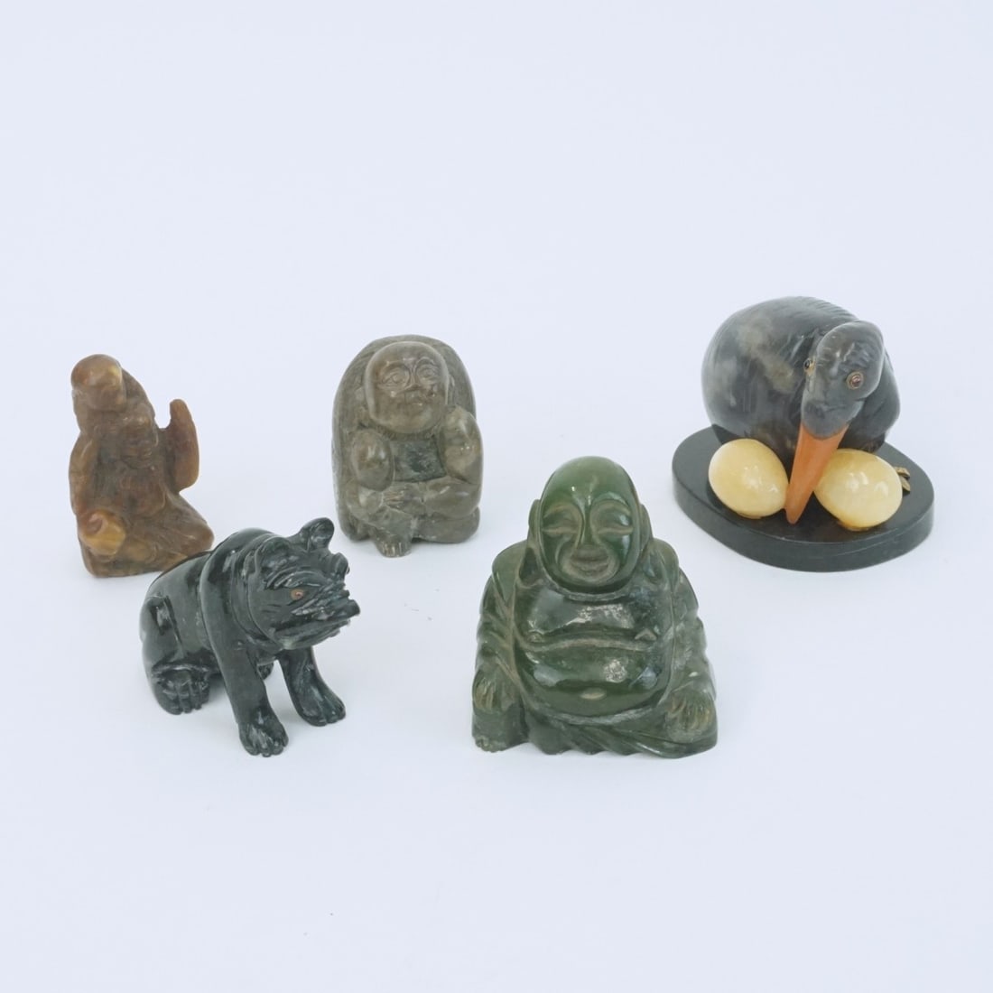 Chinese Hardstone Figurines (1 of 6)