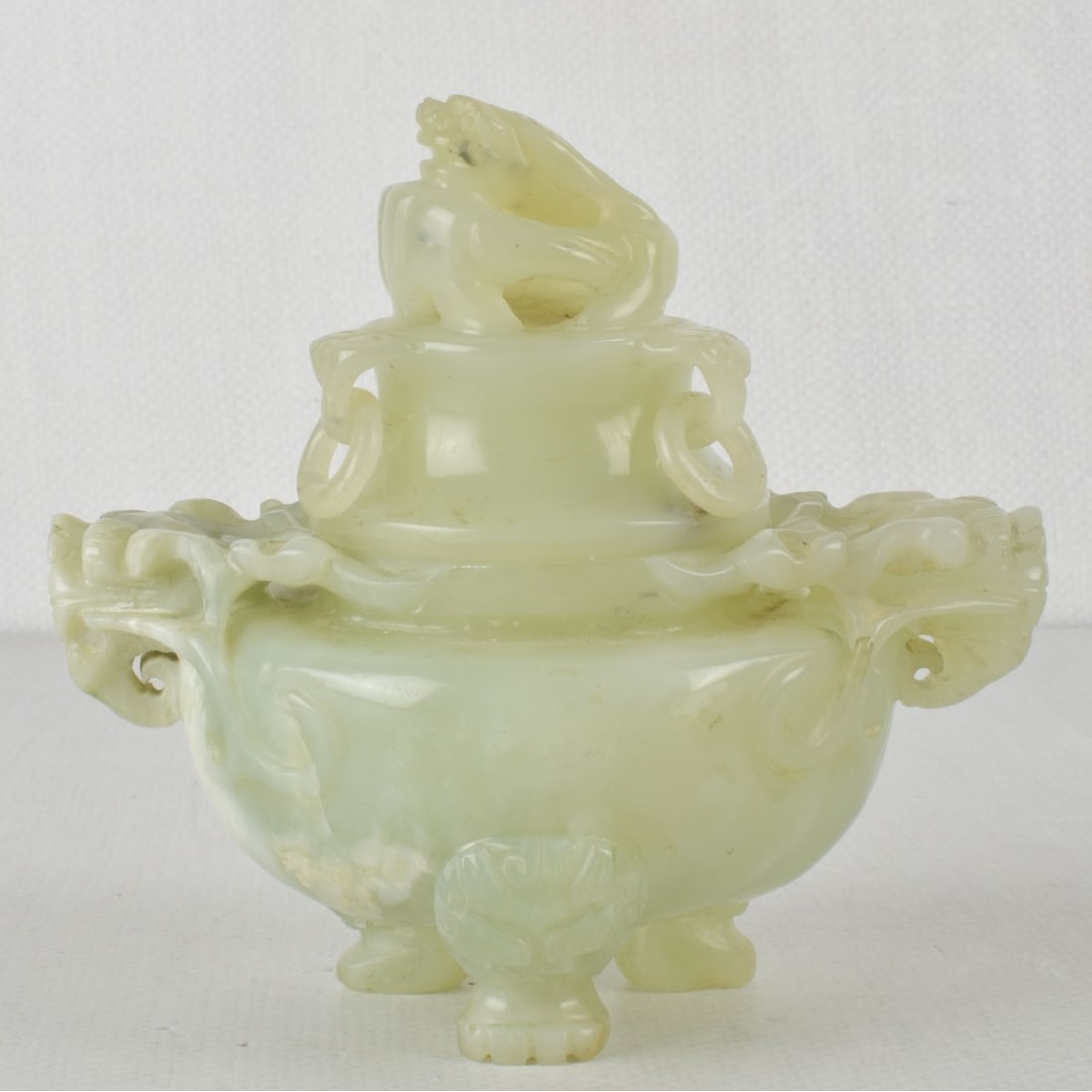 Chinese Serpentine Jade Incense Burner (1 of 8)