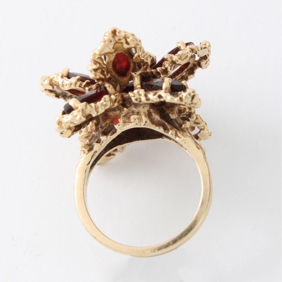 Garnet and 14K Ring - 5