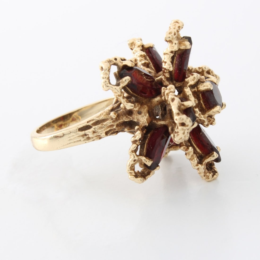Garnet and 14K Ring - 6
