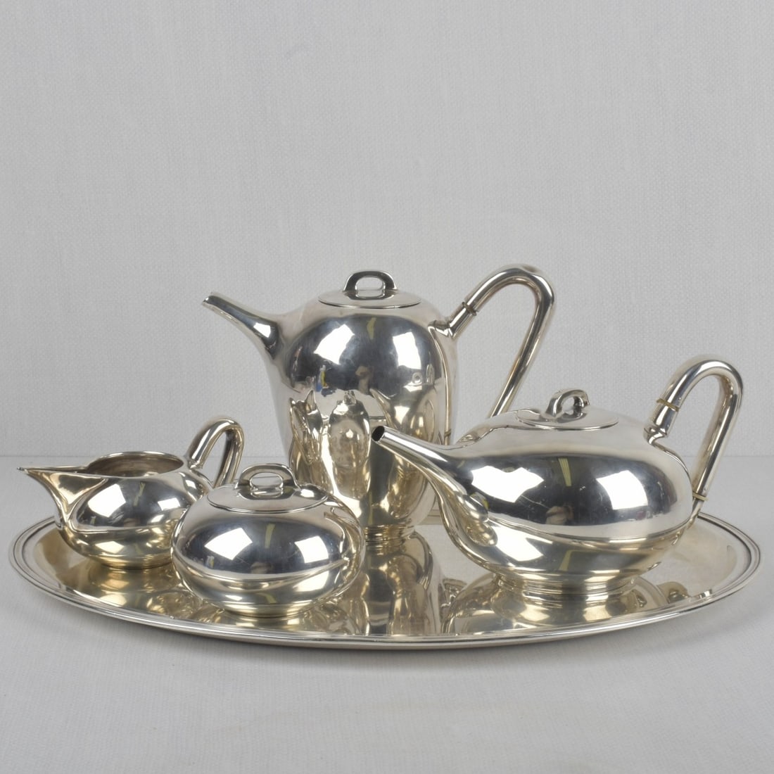 Mid-century Modern Sterling Service (1 of 9)