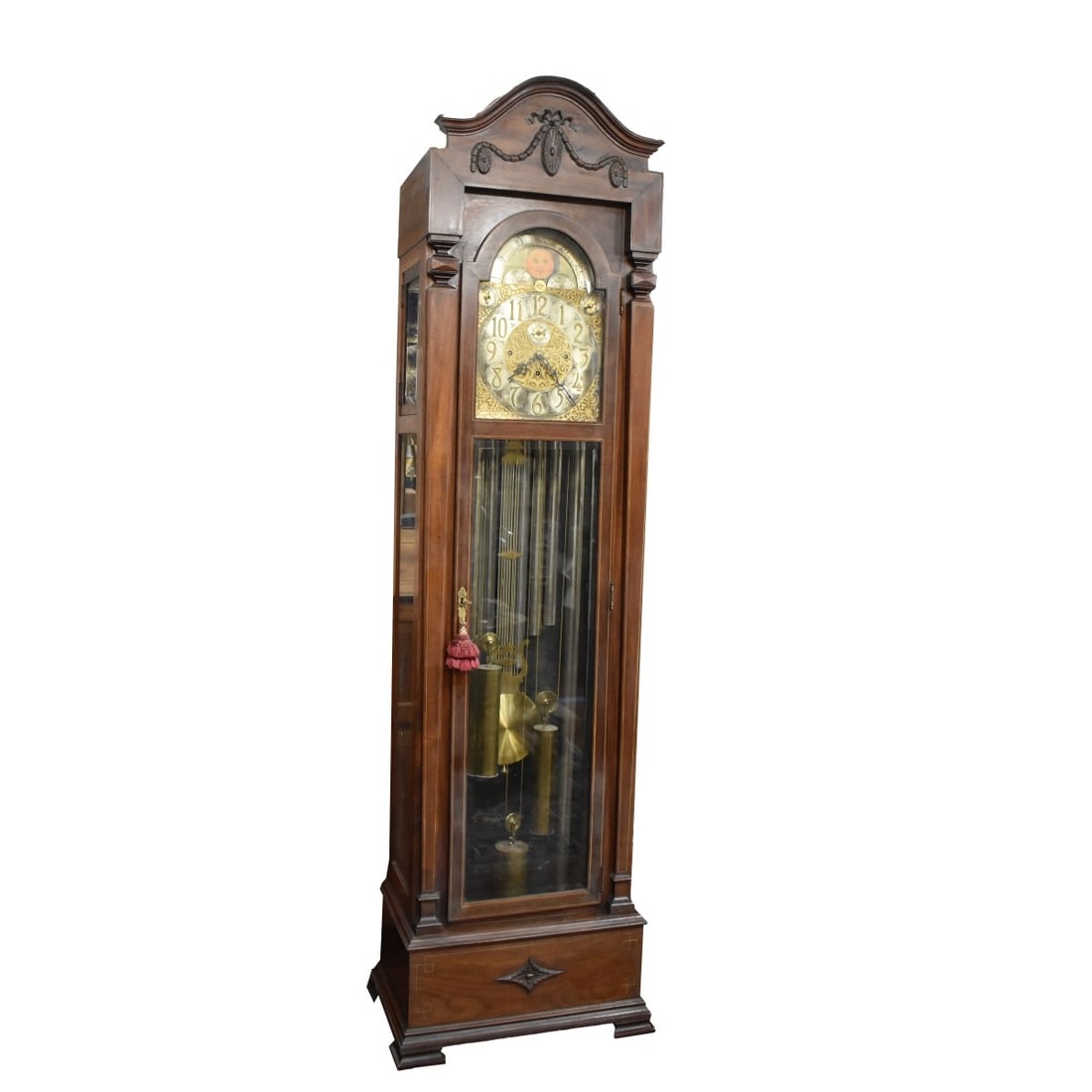 Antique W.W. Wattles & Sons Grandfather Clock (1 of 6)