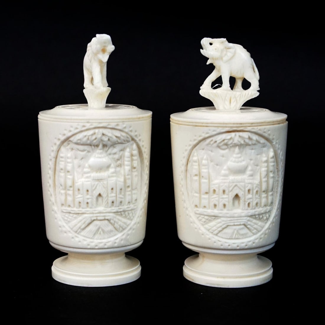 Carved Figurines and Table Items - 2