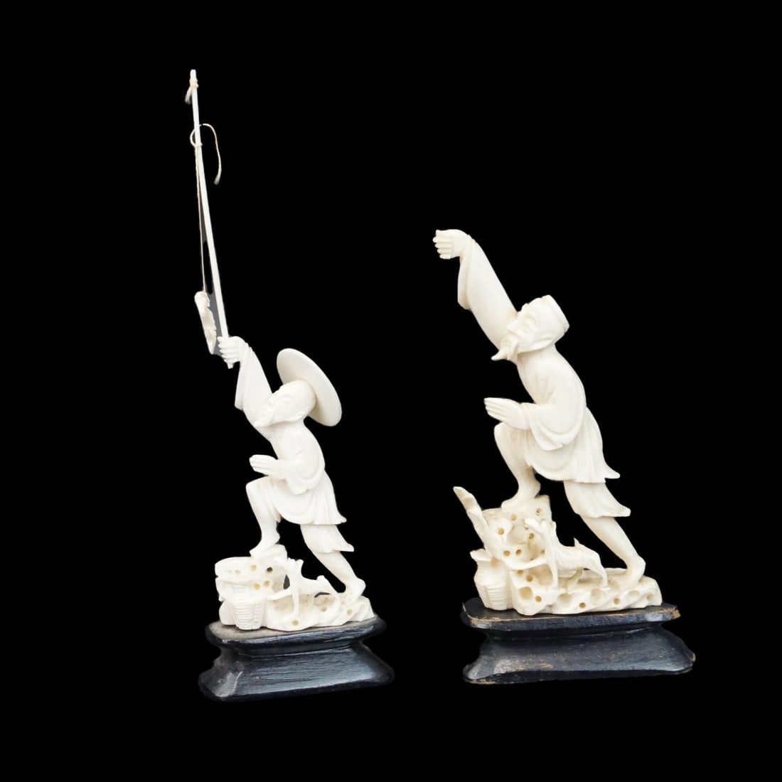 Carved Figurines and Table Items - 3