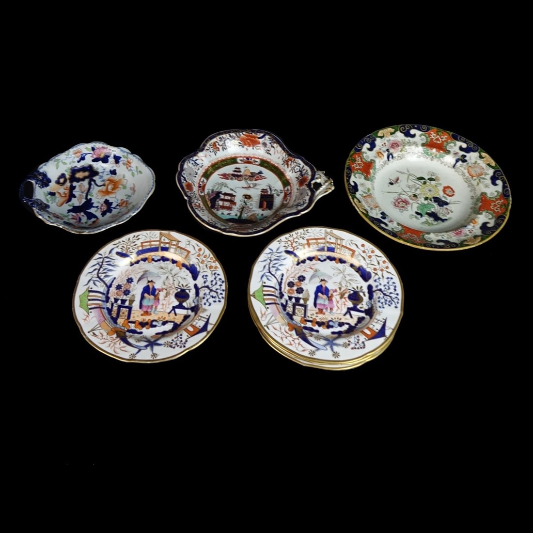 Vintage/Antique English Imari Tableware (1 of 3)