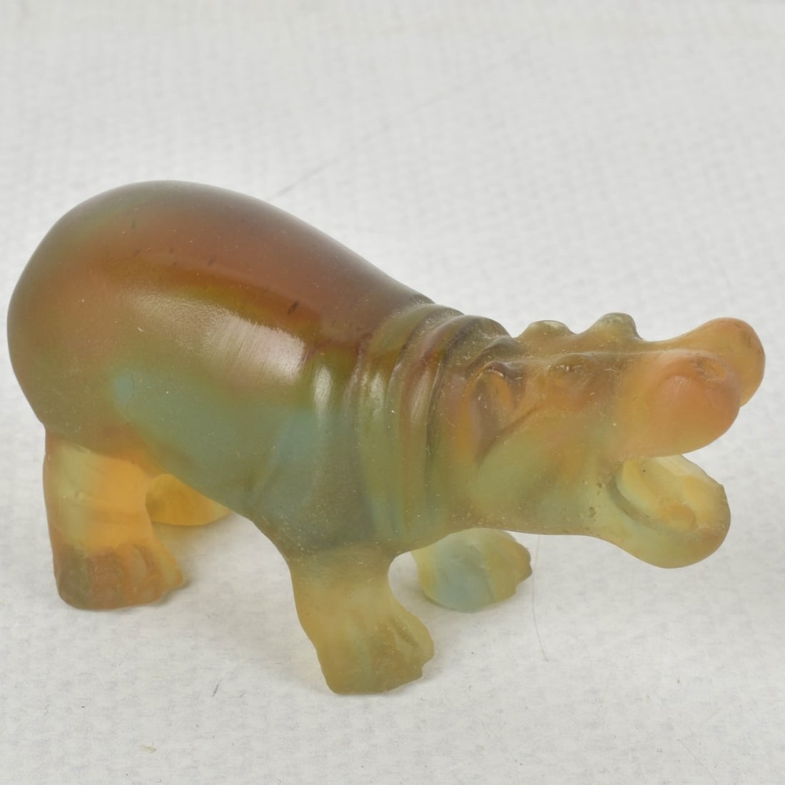 Daum France Crystal Hippopotamus (1 of 5)