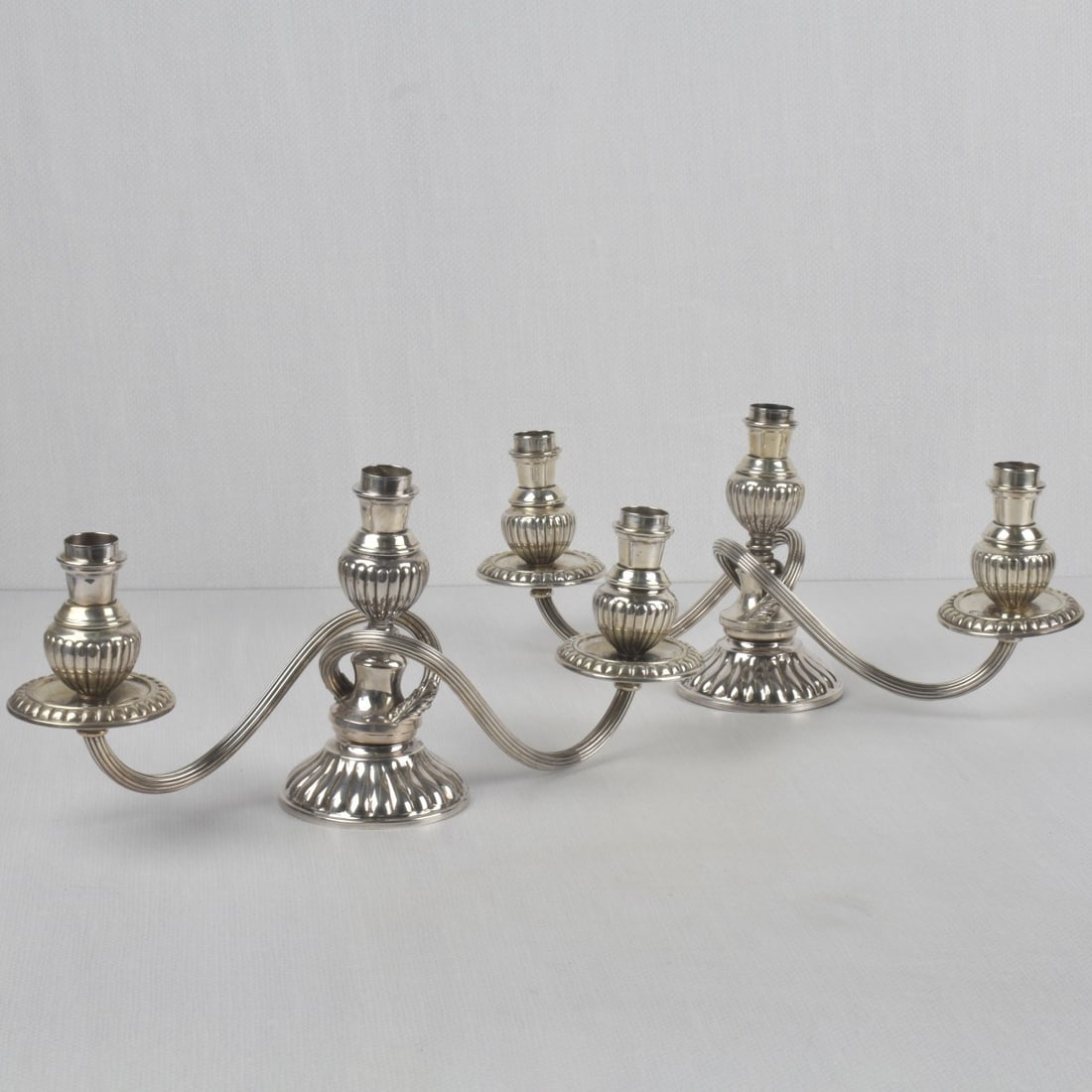 Camusso Sterling Silver Candelabra - 2