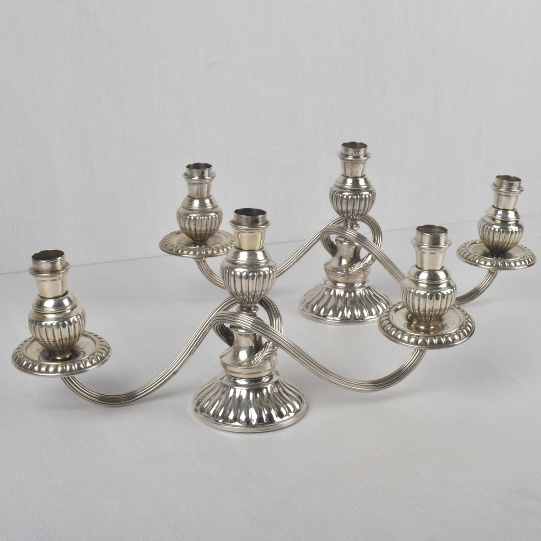 Camusso Sterling Silver Candelabra - 4