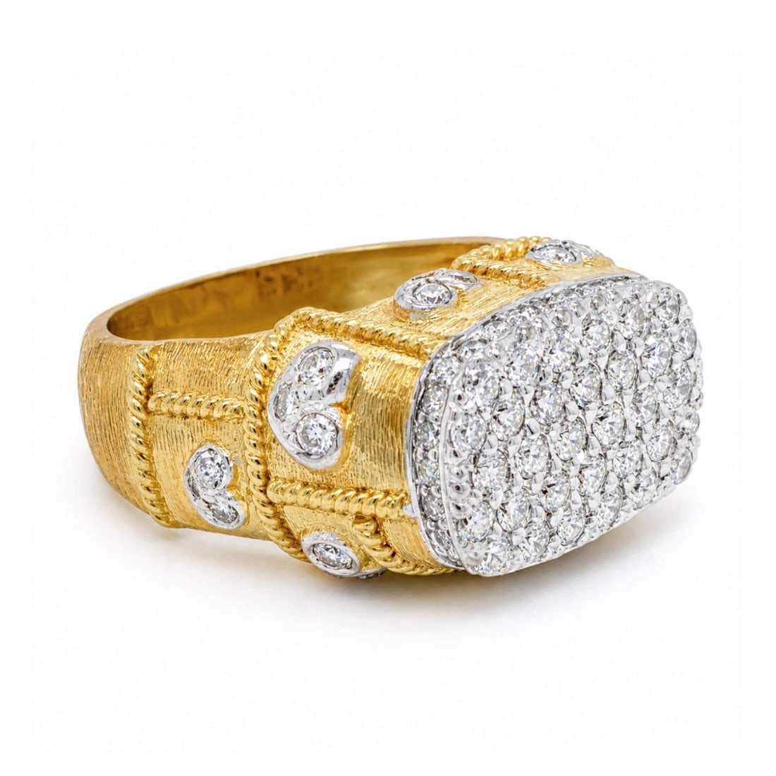 Diamond and 18K Ring - 2