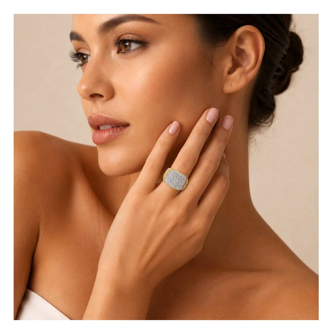 Diamond and 18K Ring - 5