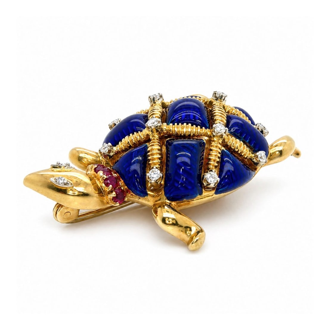 18K Turtle Brooch - 3