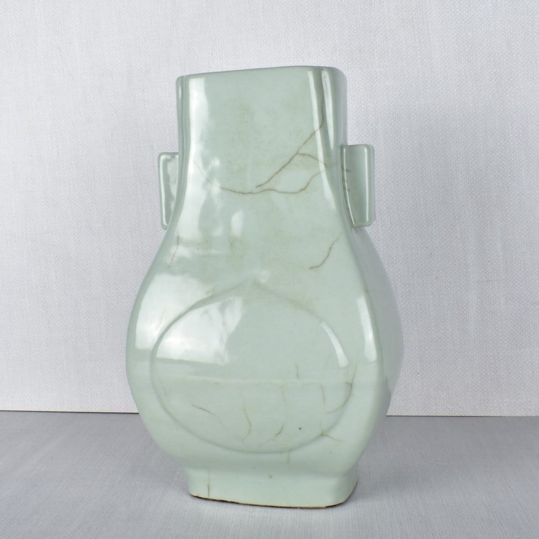 Chinese Hu Shaped Celadon Porcelain Vase (1 of 5)