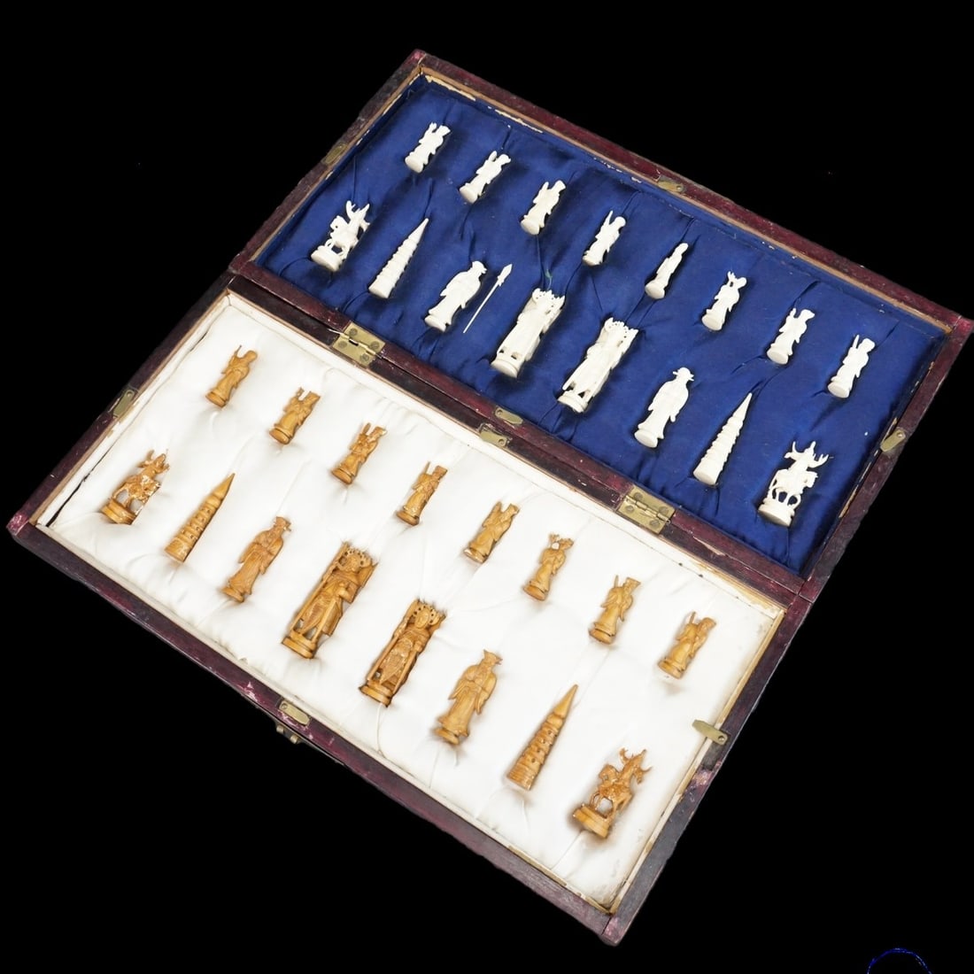 Antique Chinese Chess Set (1 of 2)