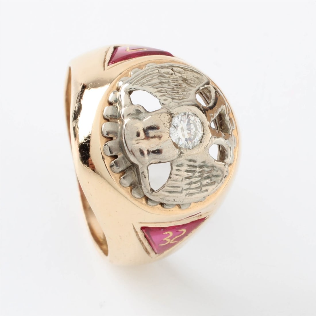 Deco Diamond and 12K Ring (1 of 6)