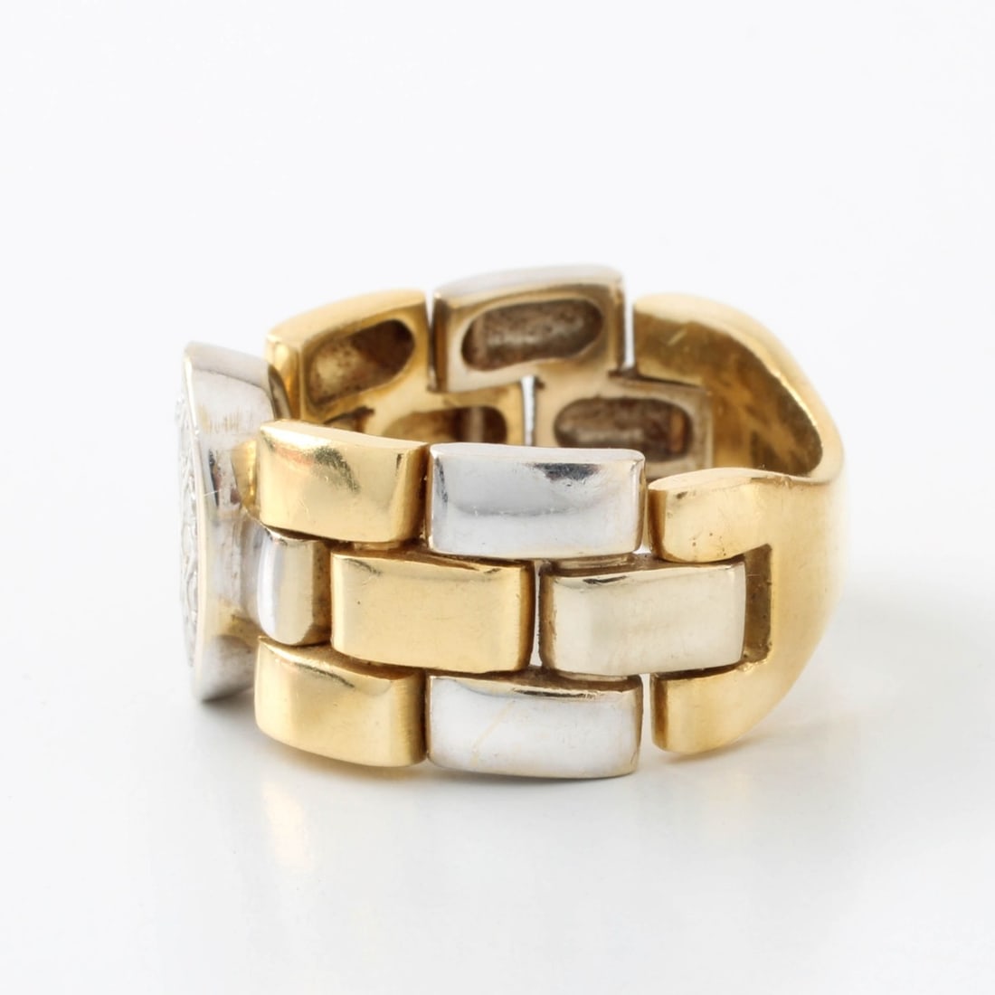 20K and Diamond Ring - 2