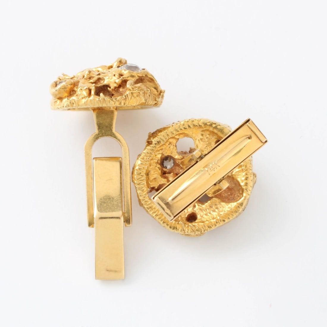 Diamond and 14K Cufflinks - 3