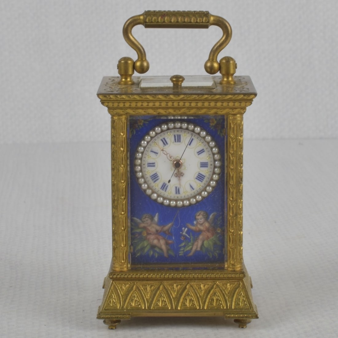 French Miniature Sonnerie Carriage Clock (1 of 8)