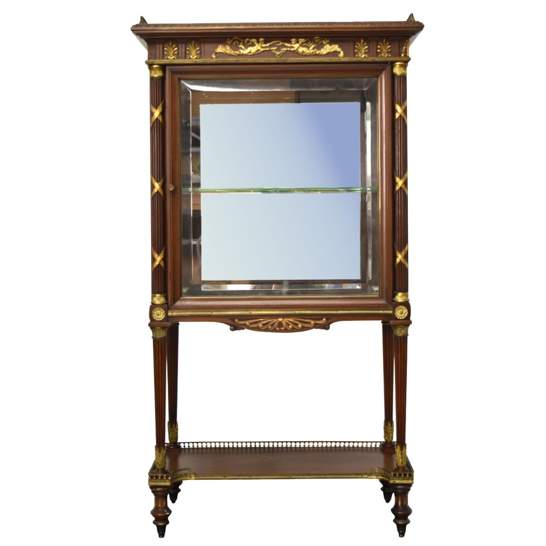 Bronze Mounted Mahogany Vitrine (1 of 8)