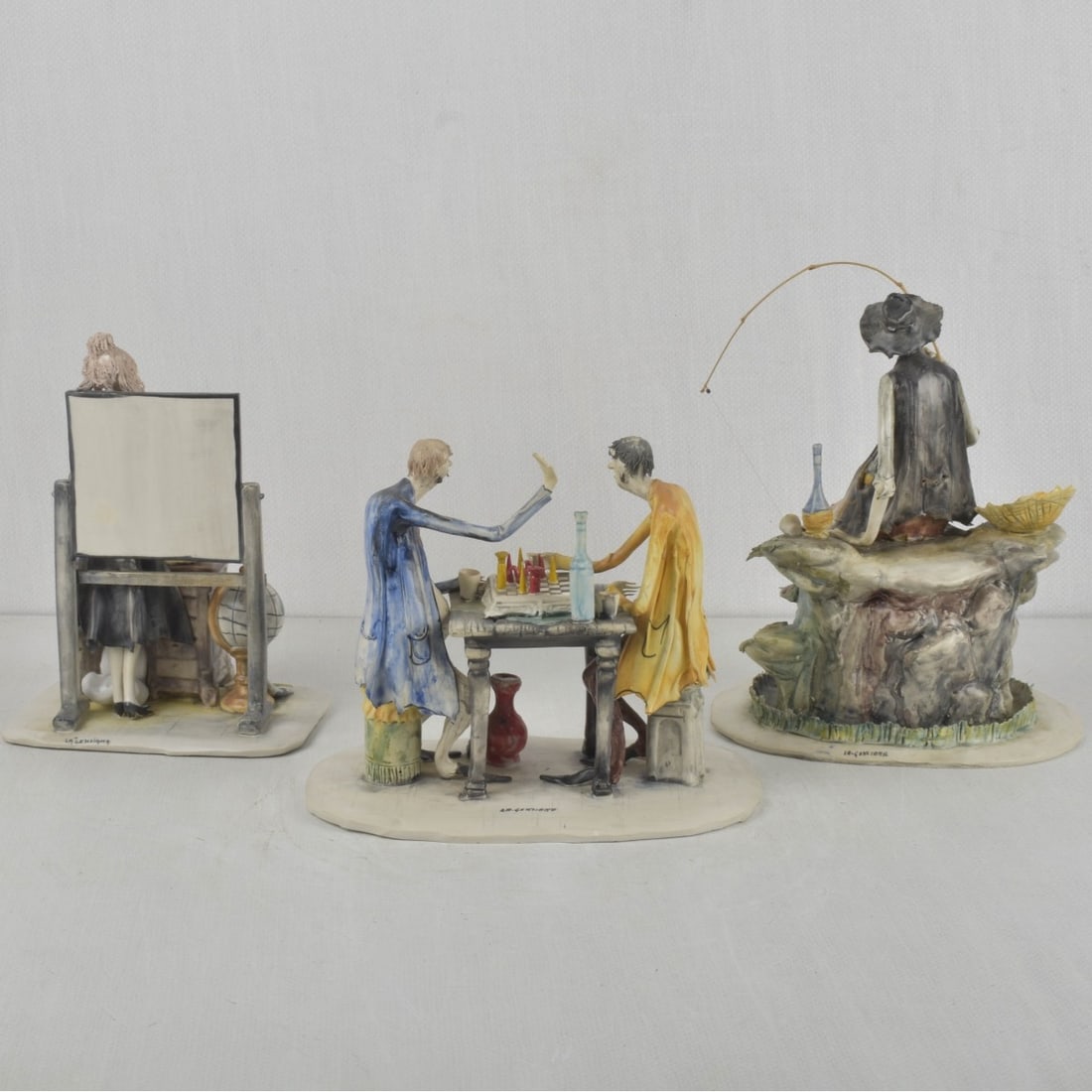 Vintage E. Tezza Capodimonte Sculptures - 2