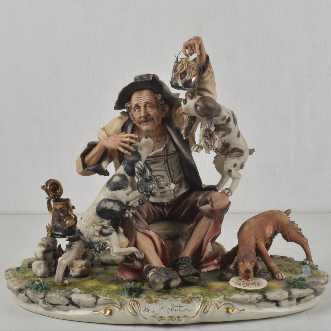 Italian Capodimonte Porcelain Sculpture (1 of 8)