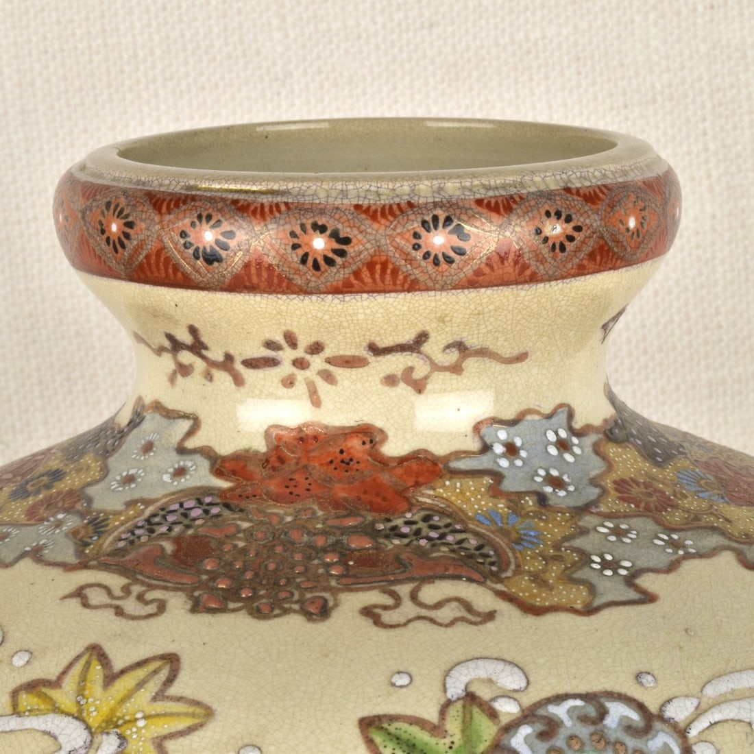 Japanese Pottery Vase - 7