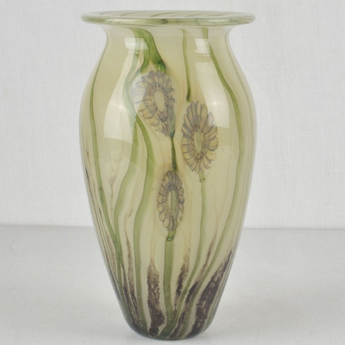 Robert Eickholt Art Glass Vase - 2